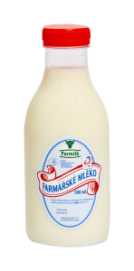 Čerstvé farmářské mléko s certifikátem kvality Q CZ.