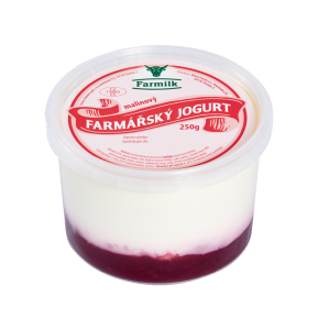 Farmářský jogurt malinový 250 g